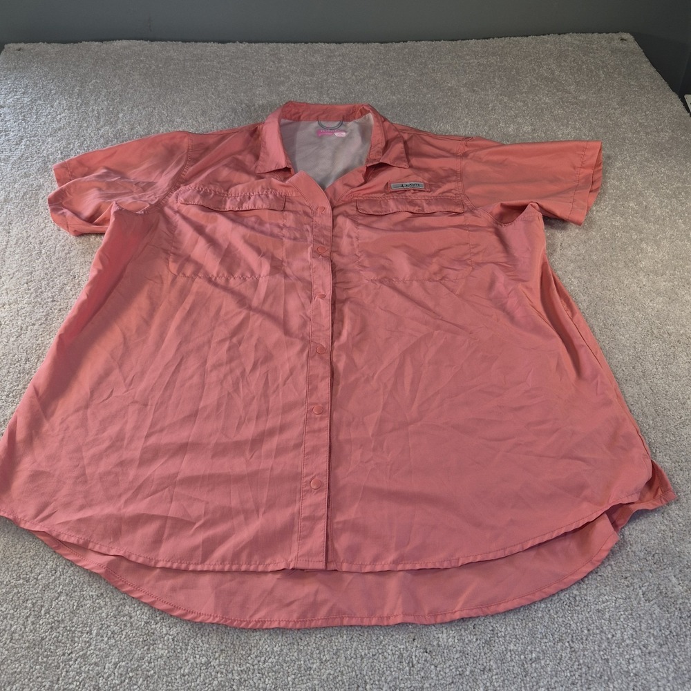 Habit Women's Trapper Junction S/sleeve River Shirt Snap Solar Factor 40+ 2xl